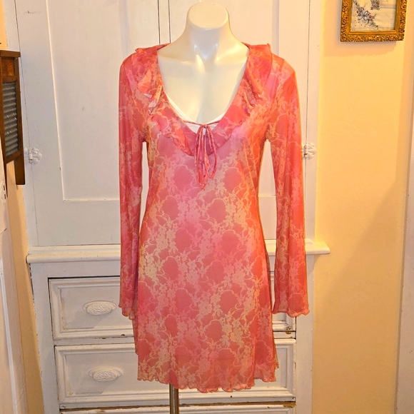 Divided Dresses & Skirts - NWT Divided silky stretch pink 2 piece slip dress Sz M